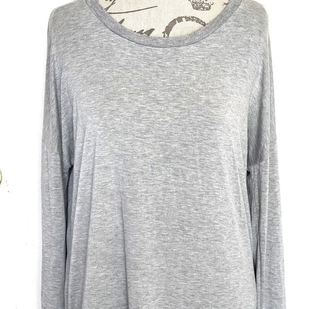 LAmade Womens Sweatshirt Gray Womens Knit Jersey Size XS  Long Sleeve Normcore - Picture 2 of 12